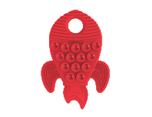 Load image into Gallery viewer, RED the Rocket Teether