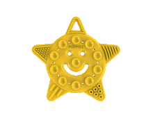 Load image into Gallery viewer, SMILEY the Star Teether